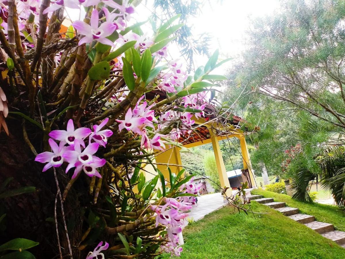 Casa Com Flores Pedra Azul  Extérieur photo